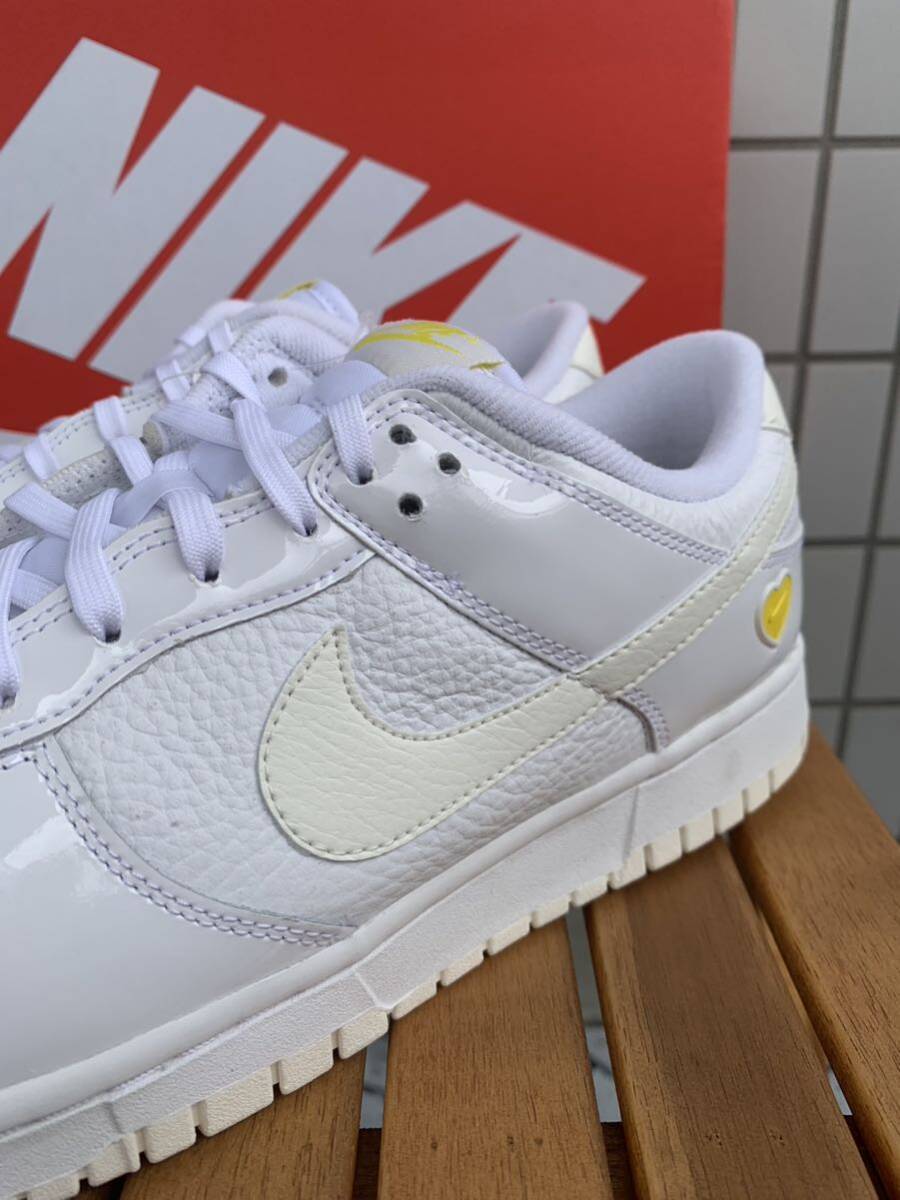 新品 ナイキ ダンク スニーカー 27.5㎝ WMNS NIKE DUNK LOW レザー シューズ 箱入り 送料無料_画像8