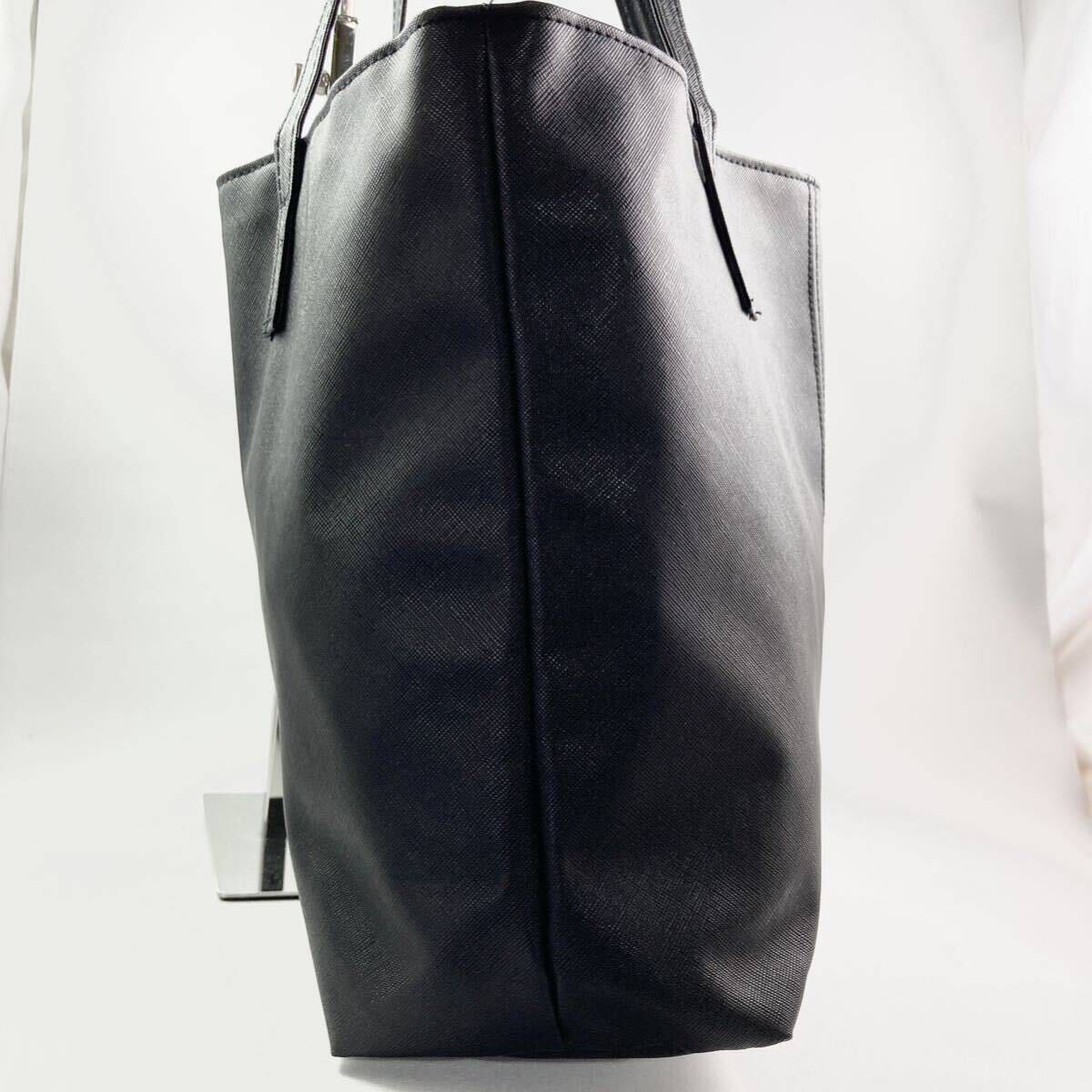 [ new goods ] A4 possible tote bag business bag men's lady's business commuting going to school .. shoulder shoulder .. high capacity PU leather black black 