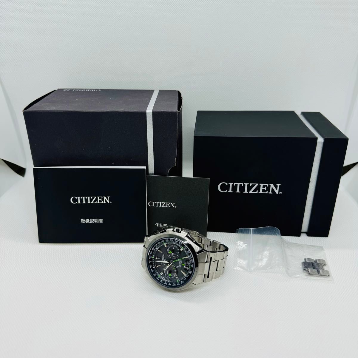 美品 限定モデル シチズン アテッサ H950-S094739 CITIZEN ATTESA エコドライブ 腕時計