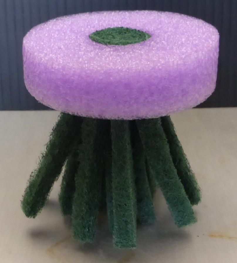 メダカ 産卵床 タマゴトリーナ 卵トリーナ （紫色） 10セット (研磨剤無し) の画像2