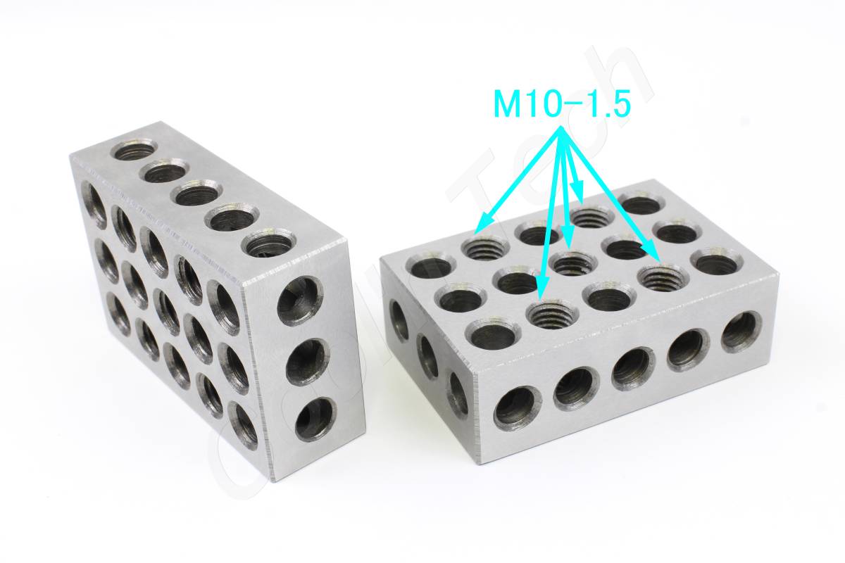 □ 1-2-3 精密ブロック　ワンツースリー精密ブロック　25-50-75 精密ブロック 2個セット フライス盤 ボール盤 治具に 送料185円～_画像2