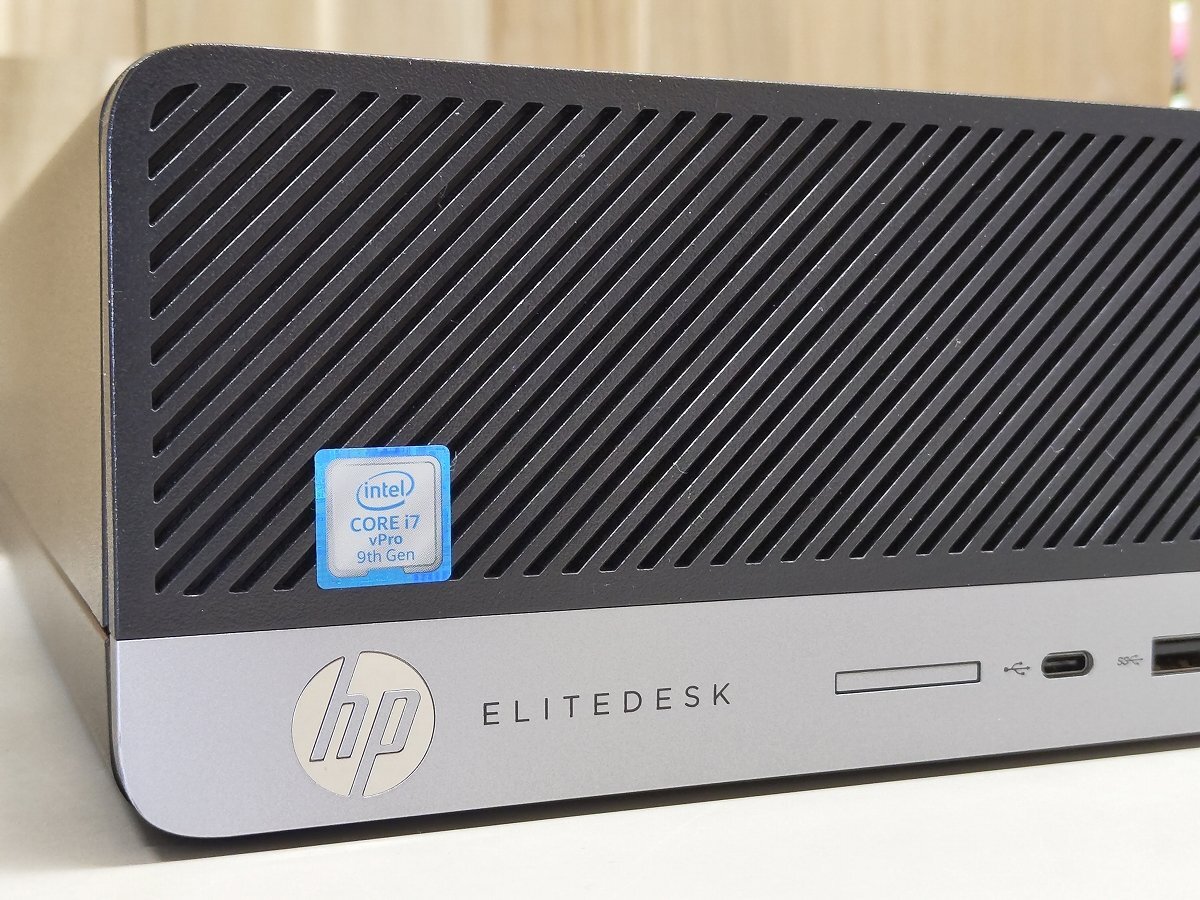 1円～ HP EliteDesk 800 G5 SFF Corei7-9700 RAM16G SSD256G+HDD2T Office2021 (D2403-05H)の画像3