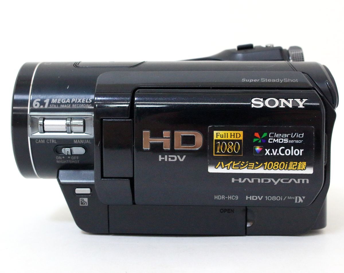 ◆ SONY miniDV デジタルHDビデオカメラレコーダー ハンディカム HDR-HC9 ◆NHC09164 2009年製の画像3