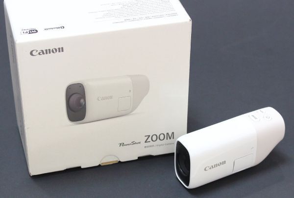 ◇ Canon PowerShot ZOOM デジタルカメラ ◇MHD13660　ビデオカメラ 写真と動画が撮れる望遠鏡_画像1