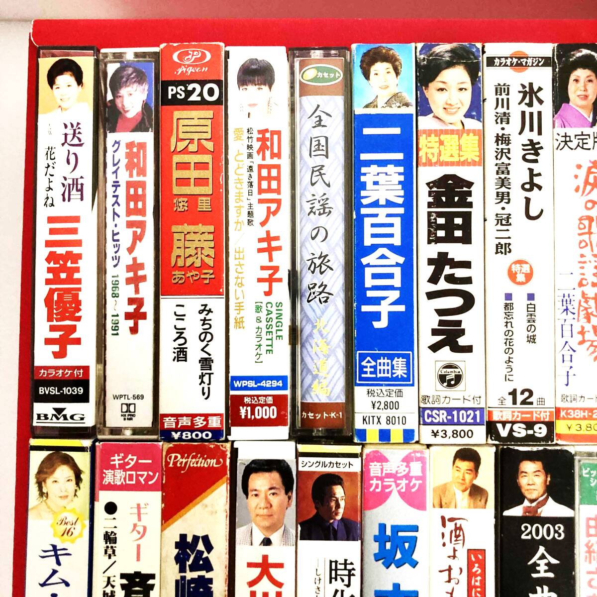 中古品 邦楽 歌謡 民謡 昭和 カセットテープ 大量 おまとめ テレサテン 大川栄策 坂本冬美 使用済テープ 他の画像3