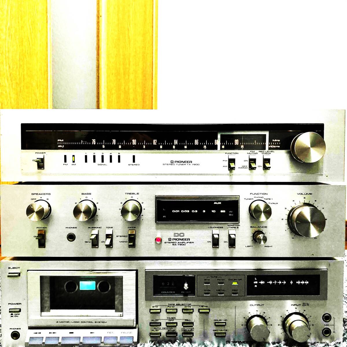 ☆ PIONEER パイオニアTX-7900/CT-415/SA-7700 オーディオ3点 ☆ PIONEER パイオニアTX-7900/CT-415/SA-7700 オーディオ3点