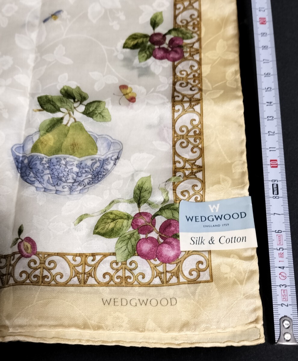 WEDGWOOD スカーフ シルク 未使用長期保存品の画像1