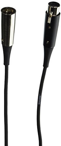 SHURE マイクケーブル XLR3ピン メス(ブラック)⇔XLR3ピン オス(クローム) 7.5m C25E 国内正規品_画像2