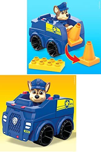 メガブロック(MEGA BLOKS) パウ・パトロール チェイス ポリスカー ピース数10 3才~ HDJ33_画像6