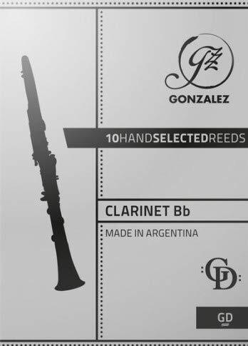 GONZALEZ GD B♭ clarinet reed file do cut 3 1/4 10 sheets entering 