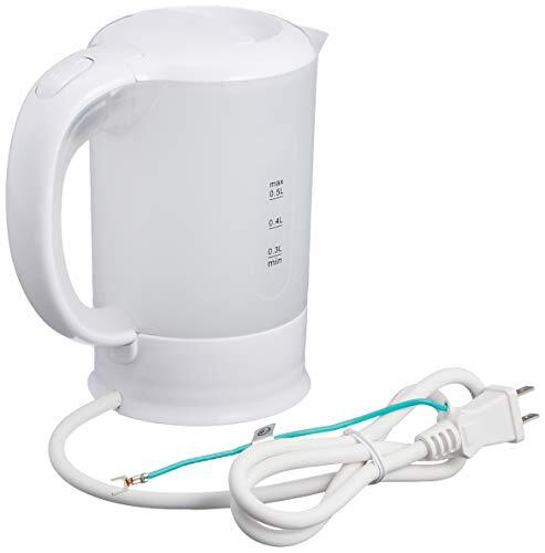 ya The wa corporation travel electric kettle 0.5L TVR53WH white 