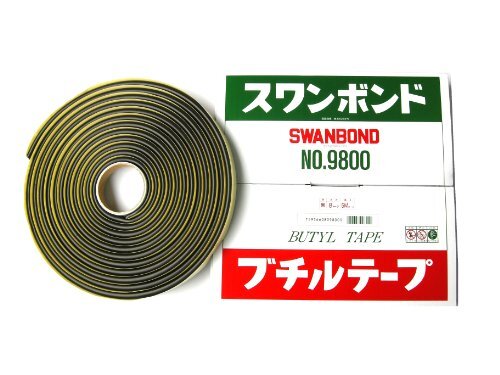 タカダ化學(xué)品制造 ( TAKADA ) ブチルテープ スワンボンド ロープシーラー 8mm×5M巻 9800