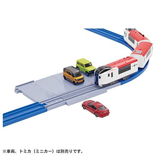  Takara Tommy [ Plarail direct line * bending line rail . let's start Star trail kit ] train row car toy 3 -years old and more 