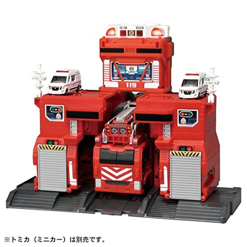 タカラトミー『 トミカ 変形出動 ビッグファイヤー & コマンドステーション 』 ミニカー 車 おもちゃ 男子用 3歳以上 玩_画像6