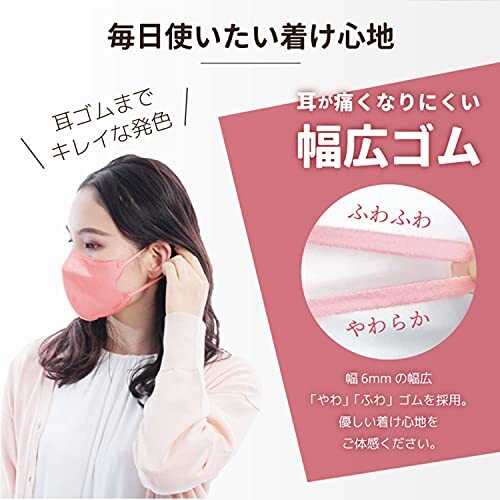 医食同源ドットコム iSDG 立体型スパンレース不織布カラーマスク SPUN MASK 個包装 ベージュ 30枚入_画像5