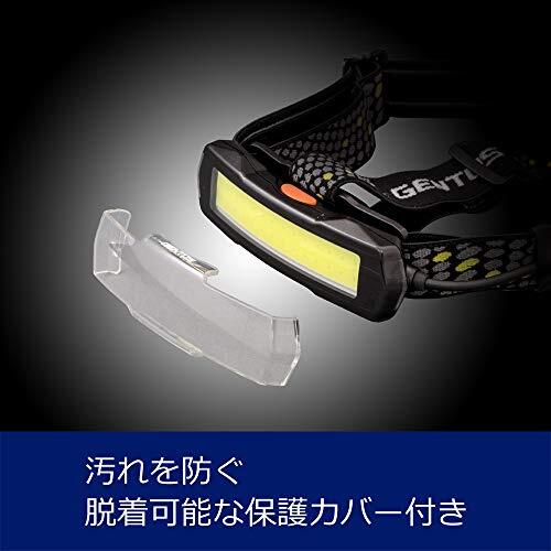 GENTOS(ジェントス) LED ヘッドライト USB充電式 明るさ600ルーメン/実用点灯2.5時間/COB(発光面)LED_画像5