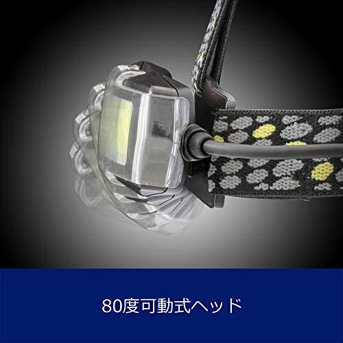 GENTOS(ジェントス) LED ヘッドライト USB充電式 明るさ600ルーメン/実用点灯2.5時間/COB(発光面)LED_画像6