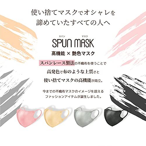 医食同源ドットコム iSDG 立体型スパンレース不織布カラーマスク SPUN MASK 個包装 グレー 30枚入の画像2