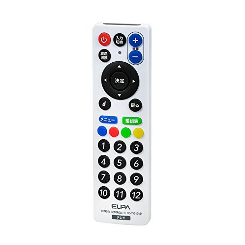  Elpa tv remote control domestic main Manufacturers 18 company correspondence keep ... operation ....RC-TV013UD