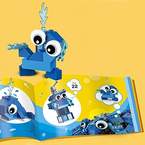 レゴ(LEGO) クラシック 青のアイデアボックス 11006 おもちゃ ブロック プレゼント 宝石 クラフト 男の子 女の子 4_画像7