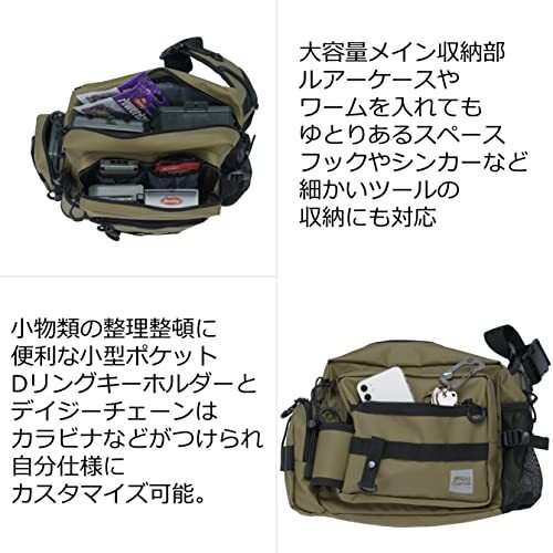 アブガルシア(Abu Garcia) ワンショルダーバッグ コーティングブラックの画像5