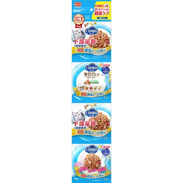 セット販売 コンボ キャット 連パック 下部尿路の健康維持 140g（35g×4連）×3コ_画像1