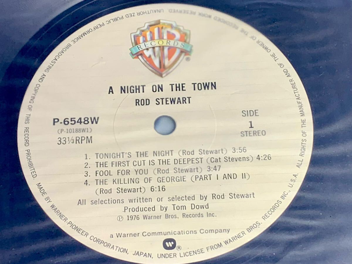 ナイト・オン・ザ・タウン Rod Stewart ロッド・スチュワート レコード、Atlantic crossing…etcの画像8