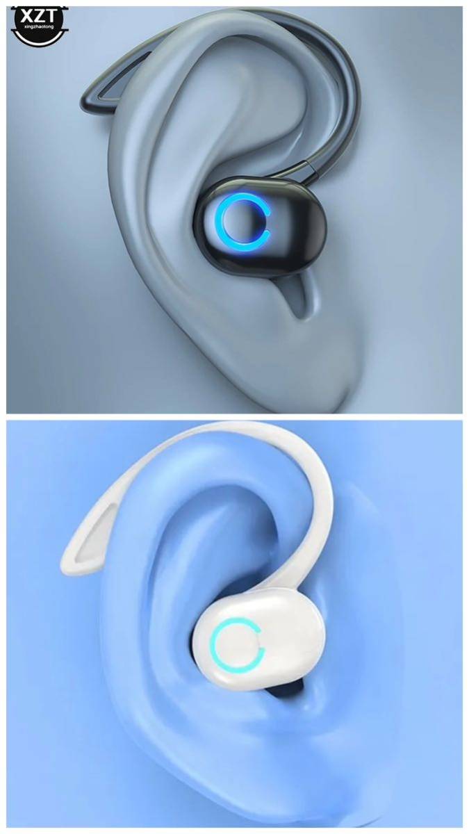 Bluetooth 5.2 イヤホン　ワイヤレスイヤホン IPX5 イヤホンマイク フック　ブルートゥース イヤフォン 日常　防水片耳　USB 充電 _画像4