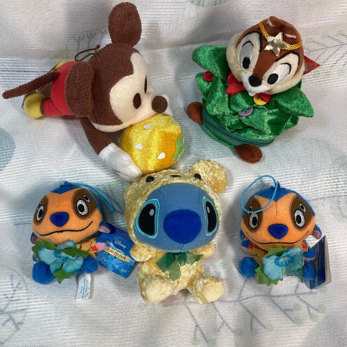 タグ付き ディズニー ピクサー ぬいぐるみ 19点 Disney PIXAR デイジーダック リロアンドスティッチ チップ ジョニーワシントン ミッキーの画像5