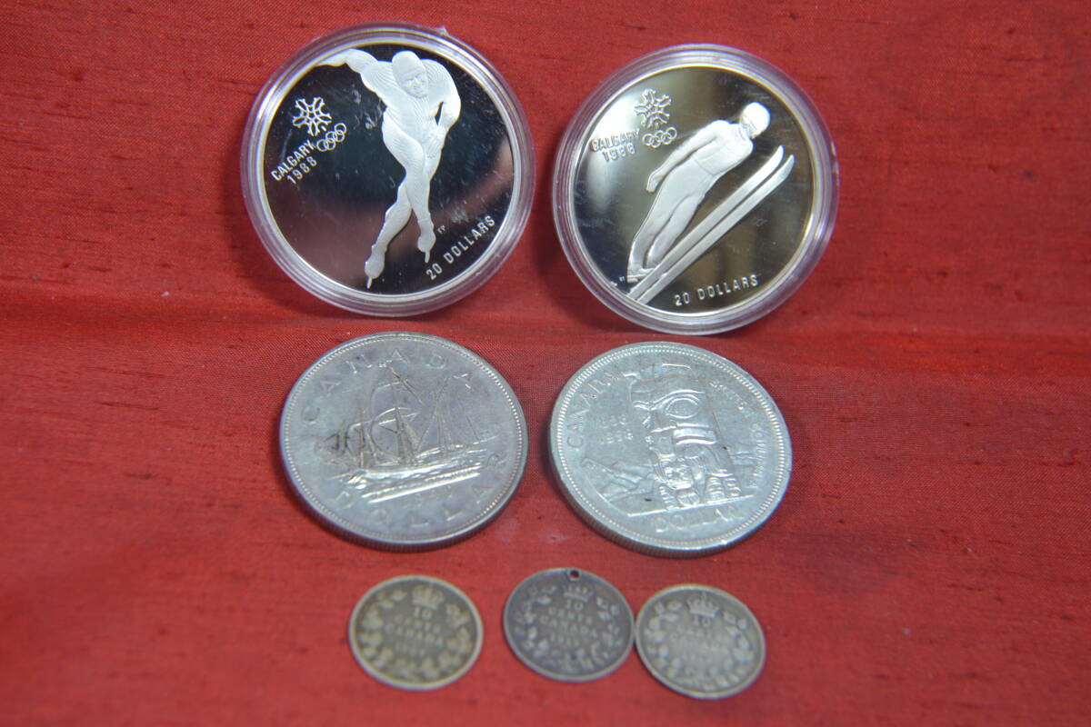 身辺整理・カナダ銀貨7枚_画像8