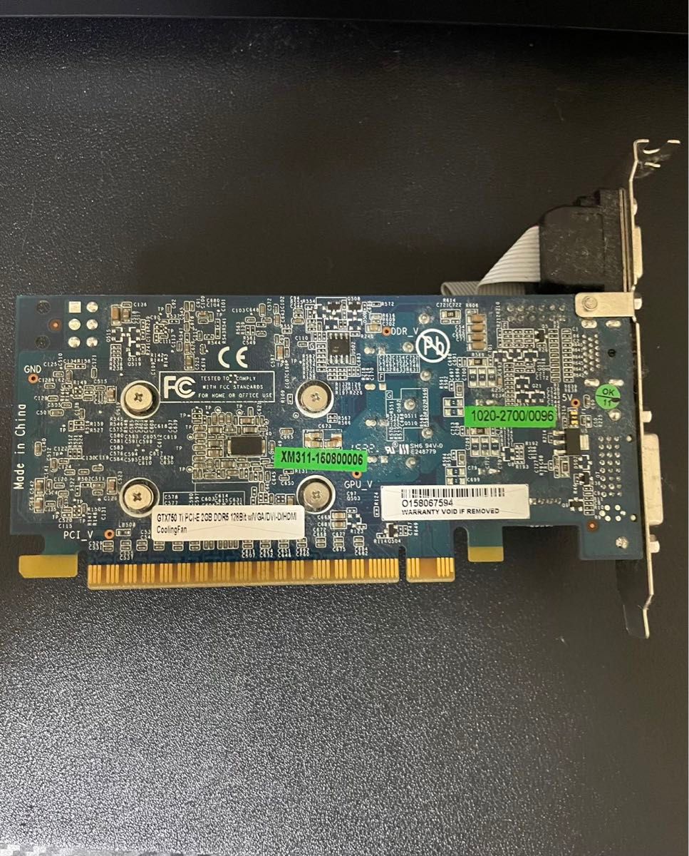 GTX 750ti pci-E 2GB DDR5 128Bit