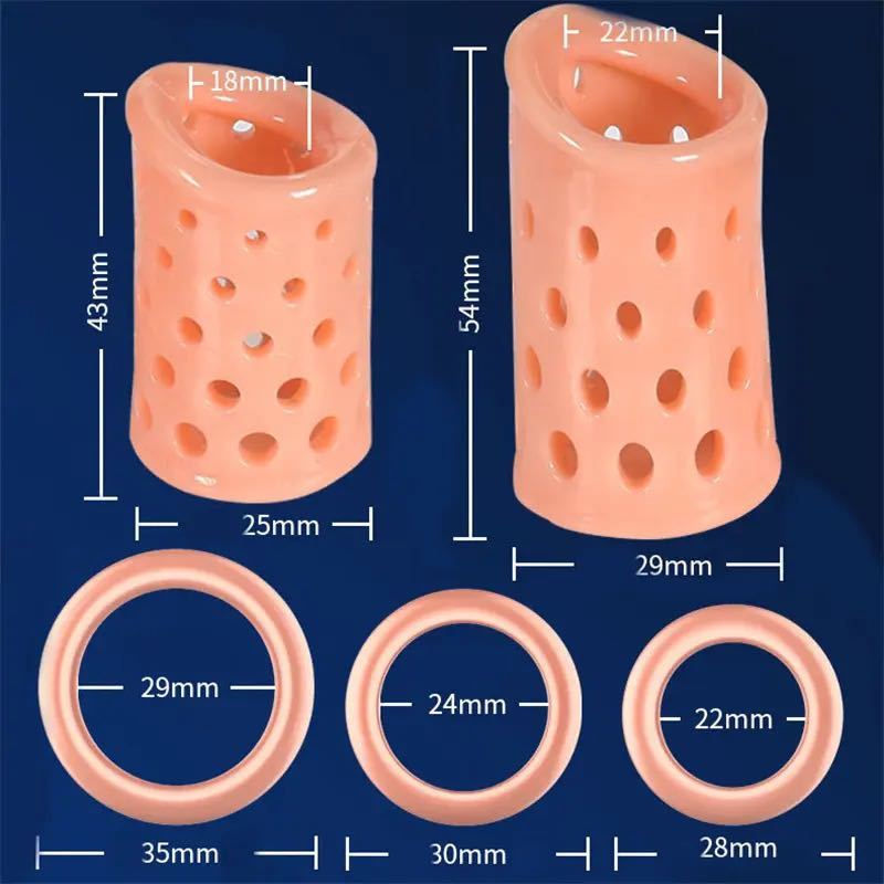 5点セット　日常　夜　アイテム　メンズ　男性　ペニス　コックリング 矯正　遅延　包茎　勃起　早漏　 防止 亀頭　シリコン ペニスリング_画像7