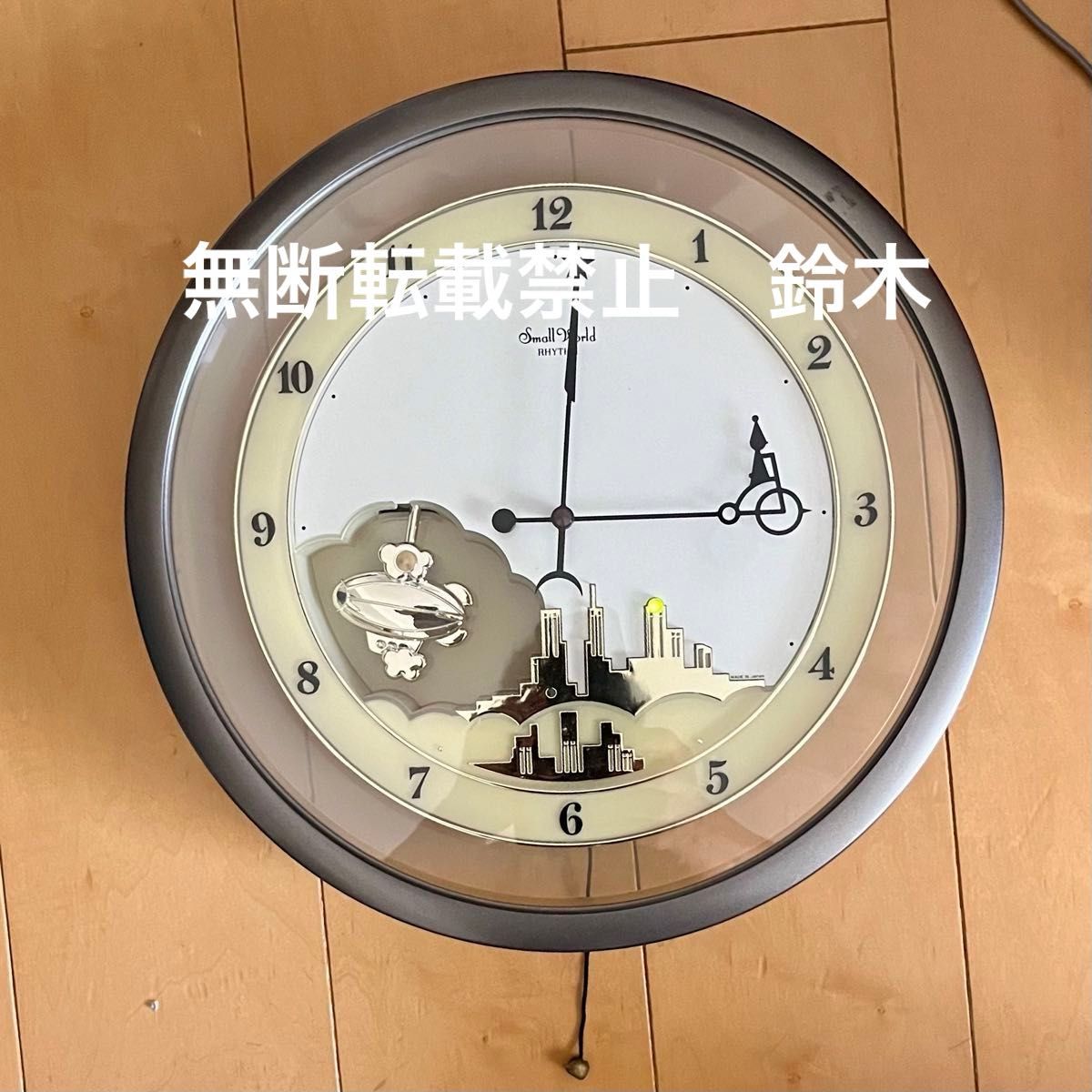 平成5年のからくり時計 廃盤貴重品 長針と短針が踊る 4MH689 平成5年のからくり時計 廃盤貴重品 長針と短針が踊る 4MH689