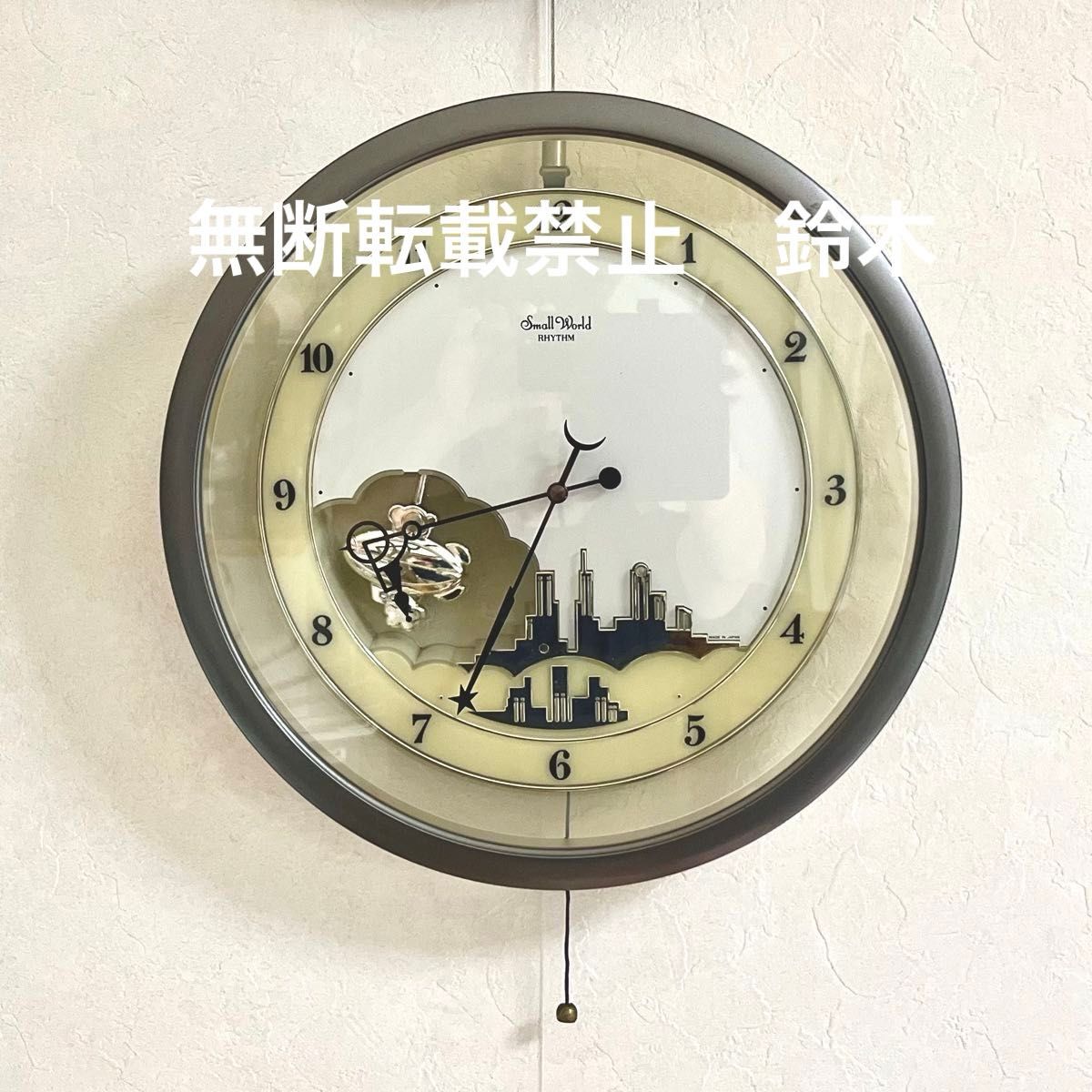 平成5年のからくり時計 廃盤貴重品 長針と短針が踊る 4MH689 平成5年のからくり時計 廃盤貴重品 長針と短針が踊る 4MH689