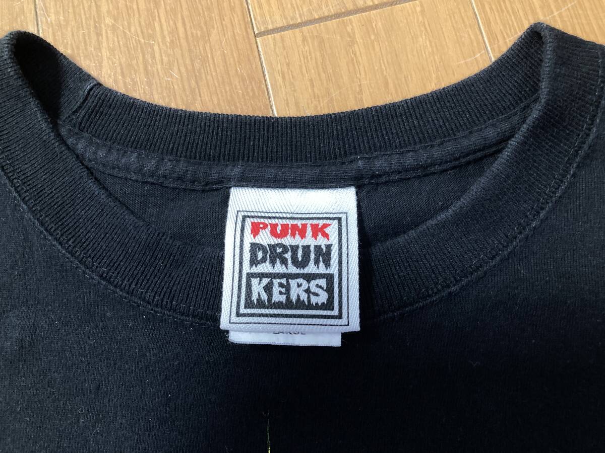 ★PUNKDRUNKERS パンクドランカーズ 仮面ライダー RX Tシャツ LARGE ブラック 石森プロ 東映 バンダイ ヒーロー キャラクター 福の画像3