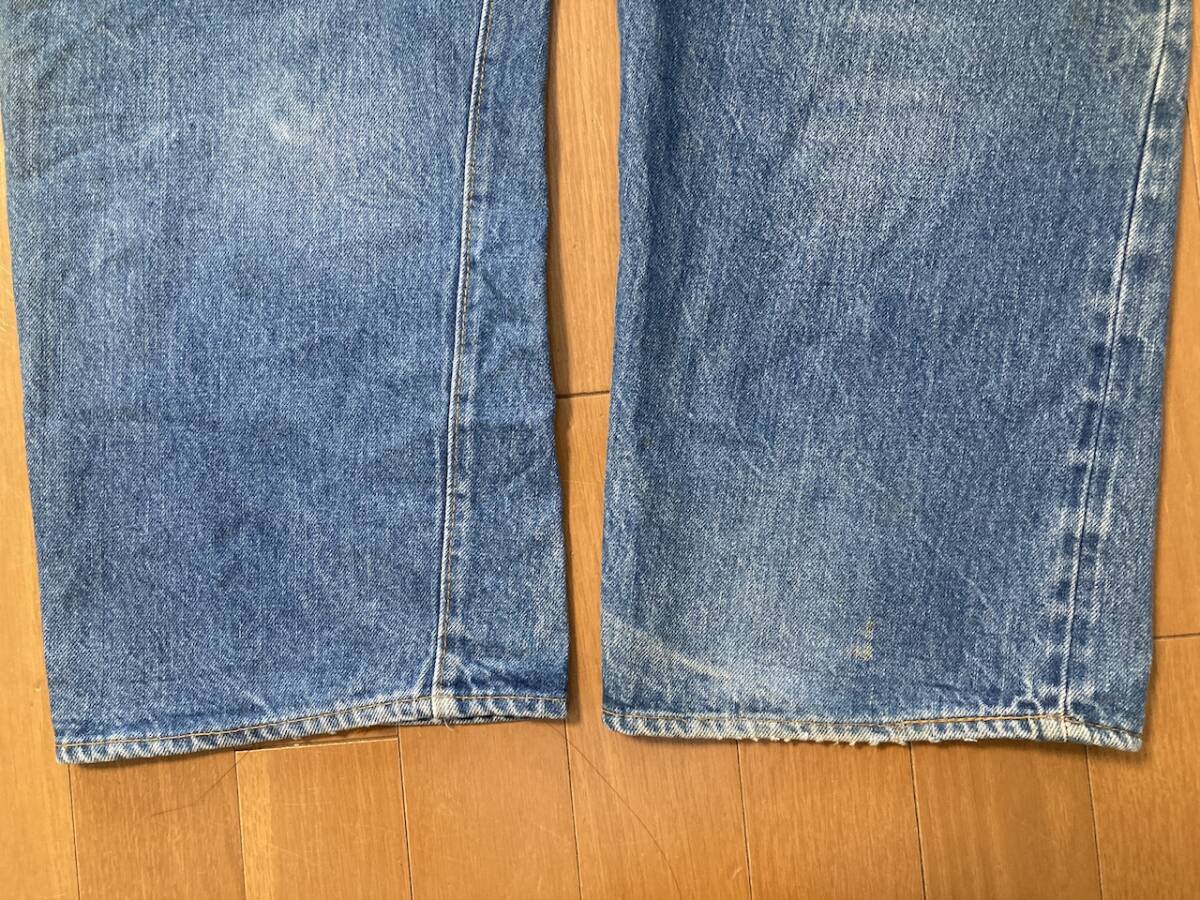 ★ビンテージ Levis リーバイス 501 赤耳 デニムパンツ USA製 W42 セルビッチ 希少 レア 66後期移行モデル オーバーサイズ ビッグサイズの画像9