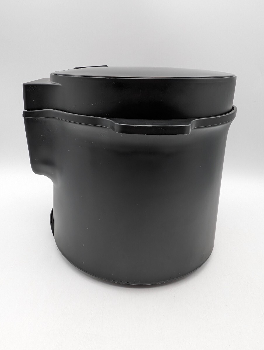 動作品 2022年製 LOCABO JM-C20E-B ロカボ 糖質カット マイコン炊飯器 5合炊き ブラック 内ふた丸洗い 炊飯ジャー 黒 BLACKの画像6