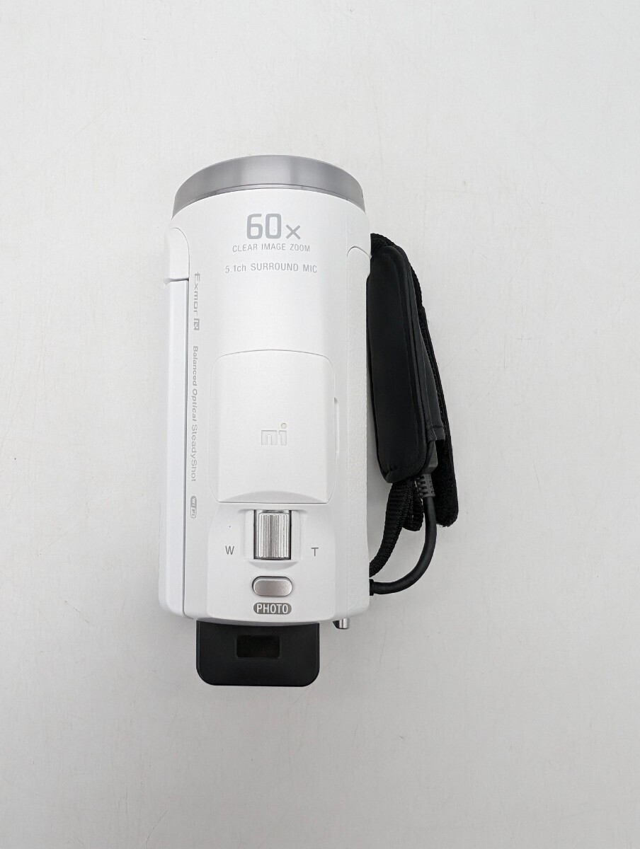 1円スタート SONY ソニー HDR-CX680 Handycam デジタルHDビデオカメラレコーダー 内蔵メモリー64GB ホワイト ハンディカム 白 WHITEの画像6