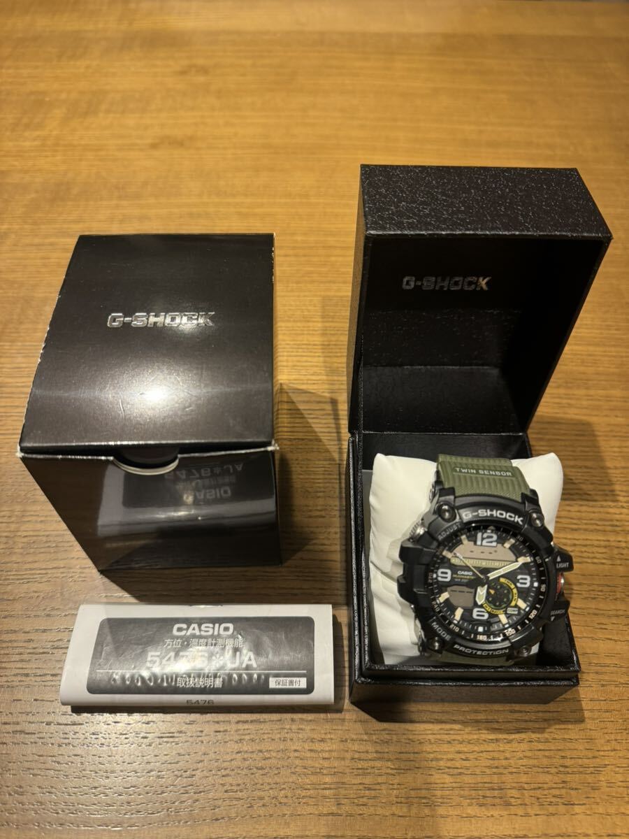カシオ G-SHOCK 腕時計 マッドマスター GG-1000-1A3JF MASTER OF G MUDMASTER 方位磁針 温度計の画像1
