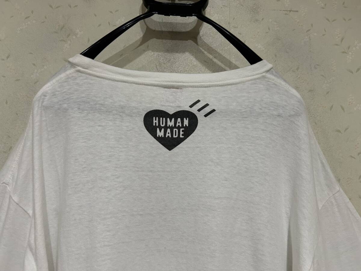 ＊ヒューマンメイド HUMAN MADE カモ 長袖 Tシャツ カットソー トップス XL 　　　　　BJBD.D_画像5