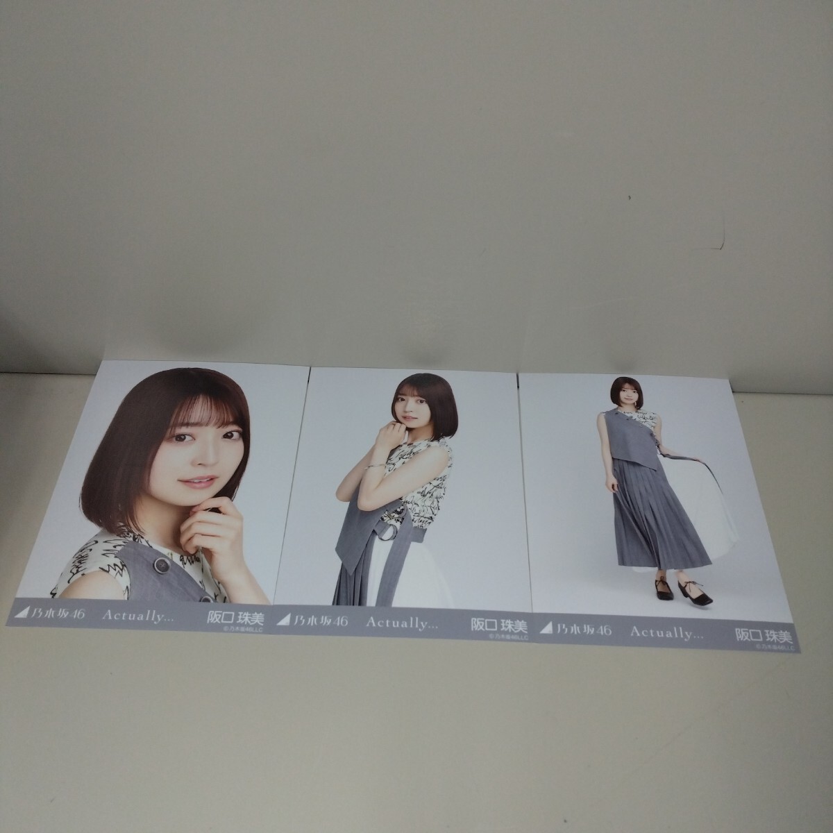 乃木坂46 阪口珠美 Actually... 生写真 コンプ N6442_画像1