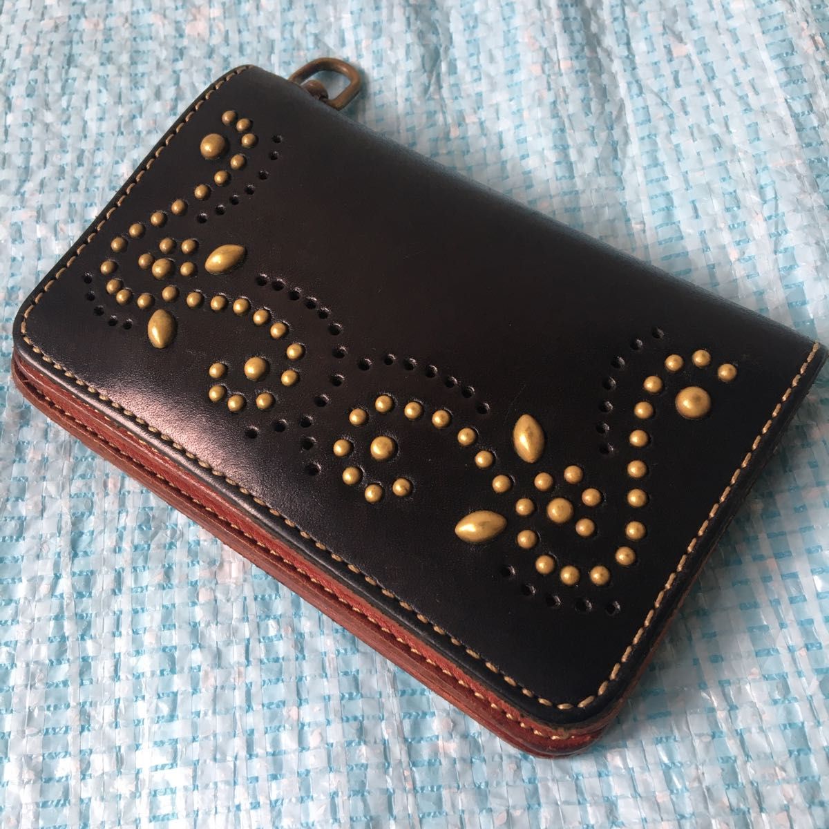 kc's ケイシイズ 財布 トラッカーウォレット レザー スタッズ kc's ケイシイズ 財布 トラッカーウォレット レザー スタッズ