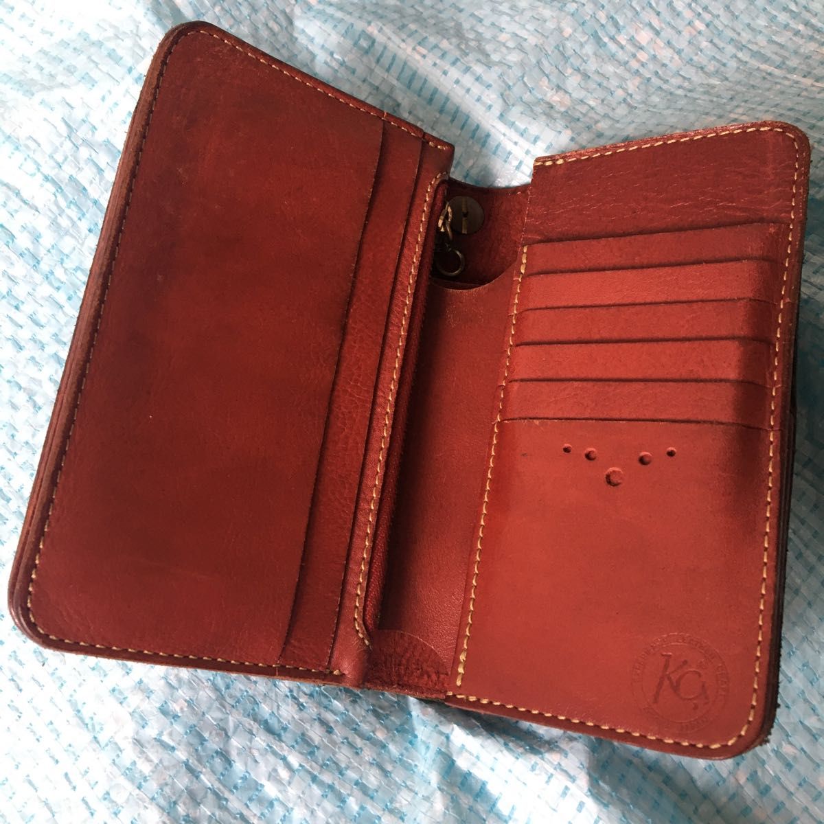 kc's ケイシイズ 財布 トラッカーウォレット レザー スタッズ kc's ケイシイズ 財布 トラッカーウォレット レザー スタッズ