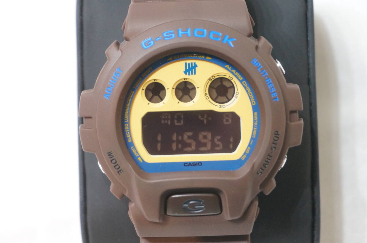 【J10-2.O】G-SHOCK 腕時計 UNDEFEATED アンディフィーテッド コラボ ブラウン DW-6900UDR23-5CR _画像3