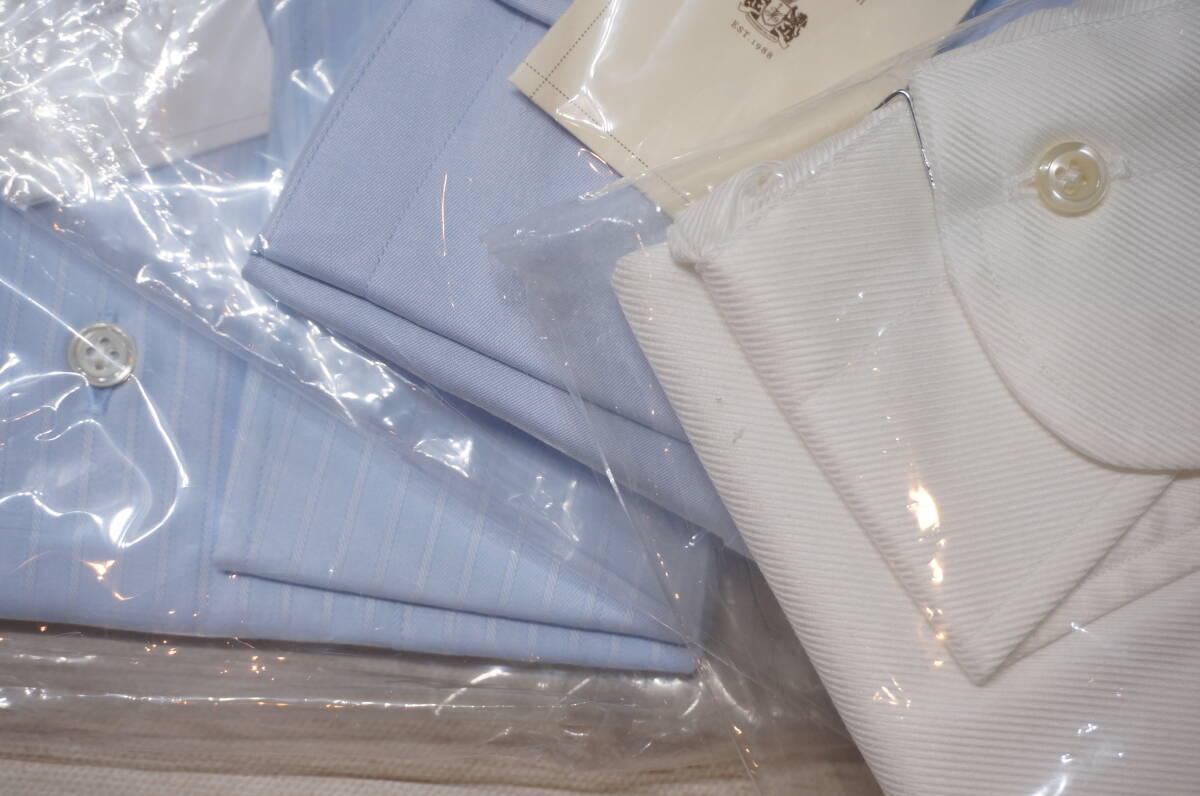 【N13-1.O】まとめ売り！ Yシャツ 10点 長袖 La Fete Bleu/FAIRFAX 41-84 カラー色々 おまとめセット 新生活 通勤 洗い替え 業務用