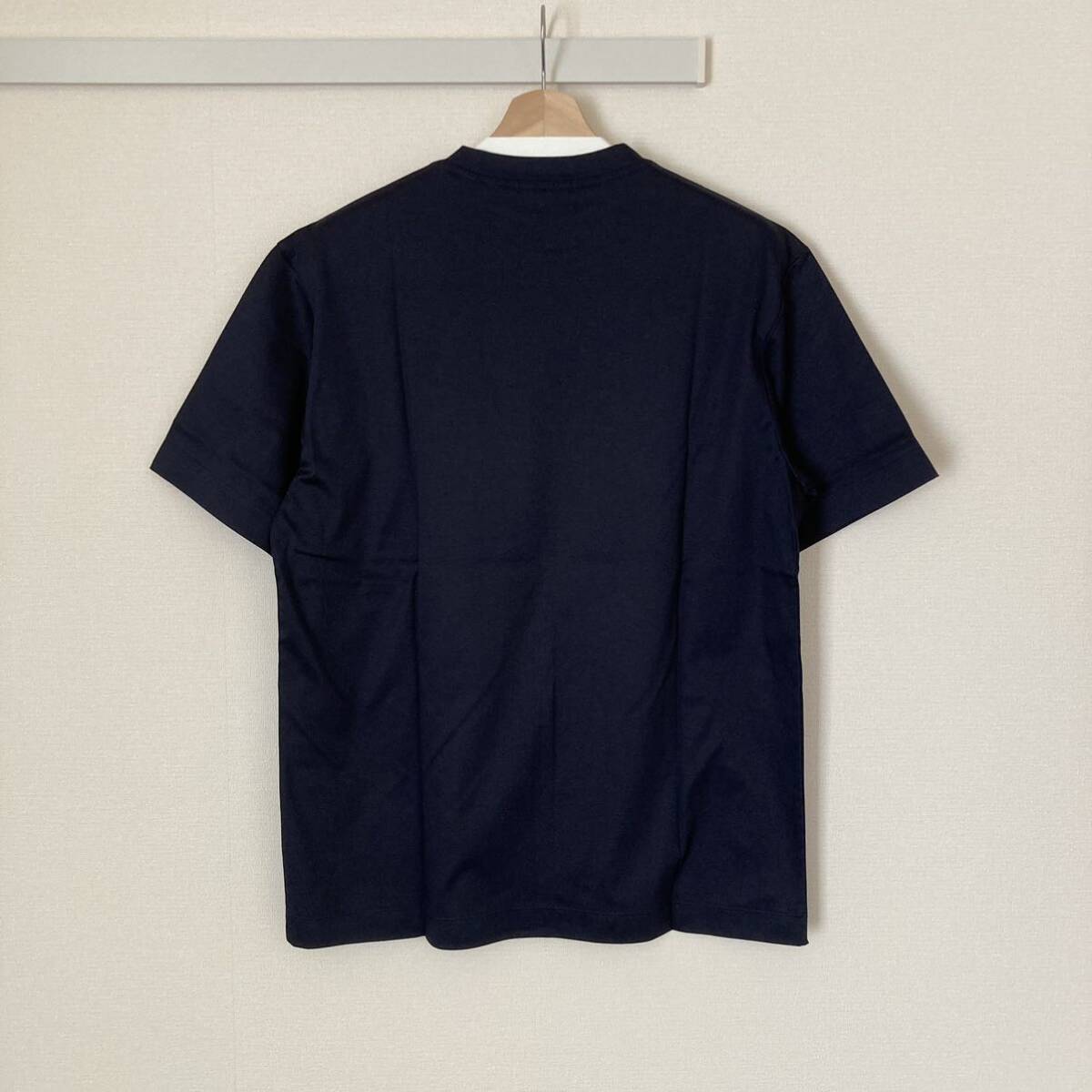 [ new goods tag attaching * regular price 16,500 jpy ] Black Label k rest Bridge short sleeves T-shirt L BURBERRY BLACK LABEL CRESTBRIDGE