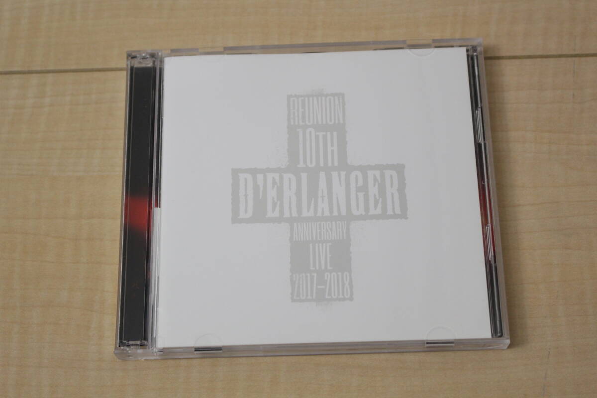 D'ERLANGER / REUNION 10TH ANNIVERSARY LIVE 2017-2018 CD2枚組の画像1