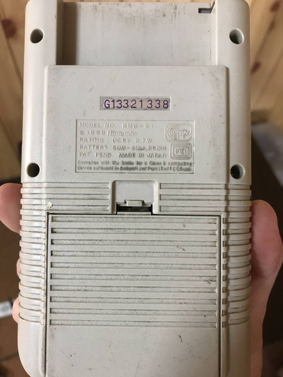 ゲームボーイ 本体 初代 DMG-01 中古 動作確認済み GAME BOY 任天堂の画像9