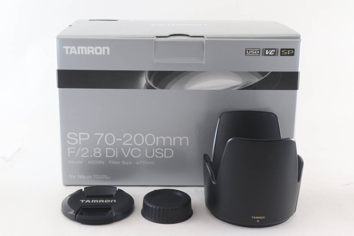 【綺麗!!】TAMRON タムロン SP 70-200mm 1:2.8 Di VC USD for Nikon A009N 箱付きの画像10