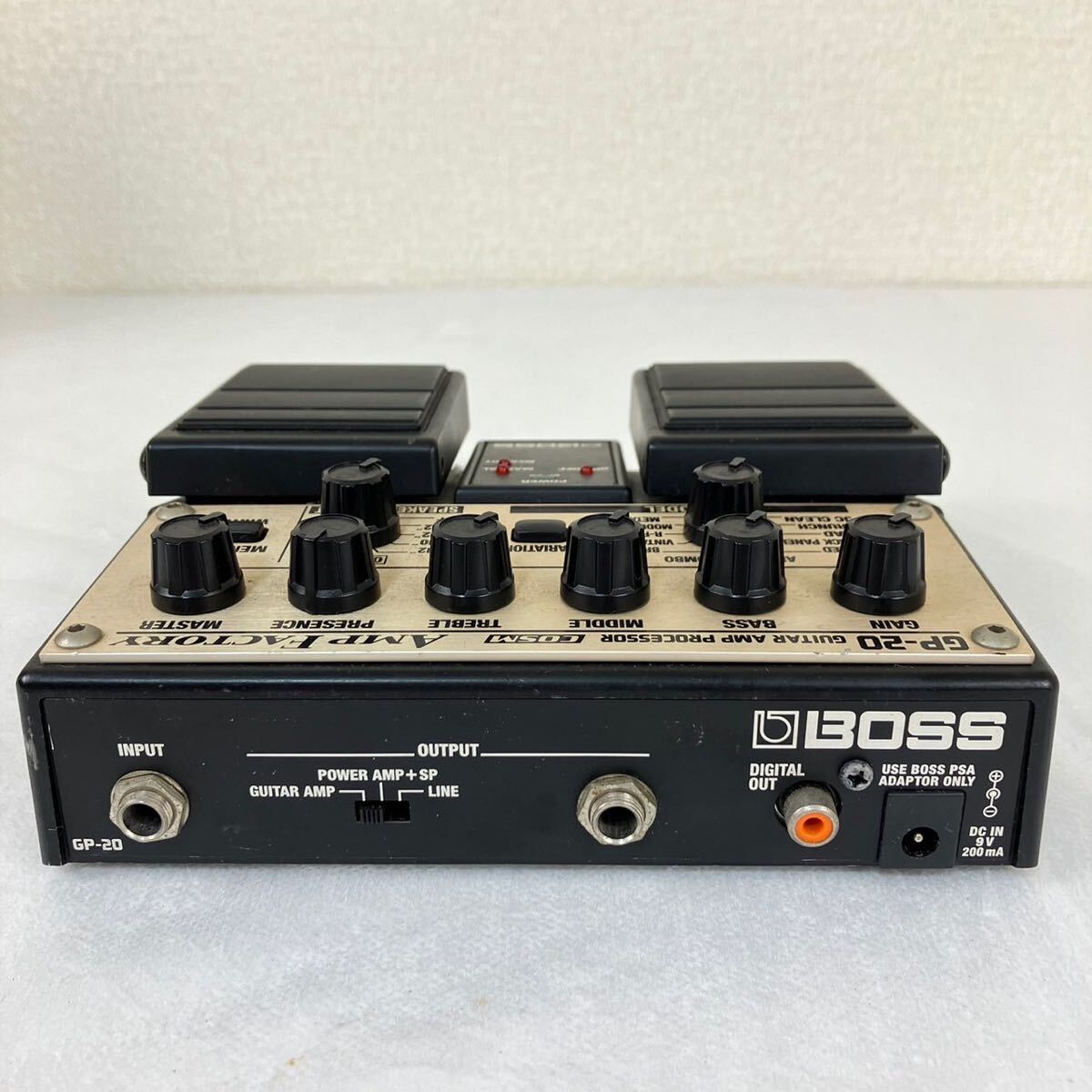 【箱付き】BOSS ボス エフェクター GP-20 アンプ ファクトリー プロセッサー ACアダプター PSA-100Sの画像5